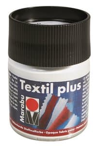 Stoffmalfarbe Marabu Plus, 50 ml wei�