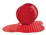 EBAUCHE DE PHOTOPHORE ROND 22CM ROUGE /PCE