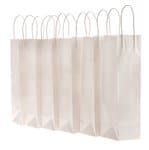 Papiert�ten f�r Flaschen, 6 St�ck (10x10x36 cm)