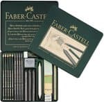 f.-castell-pitt, set grafite, 18 pz.