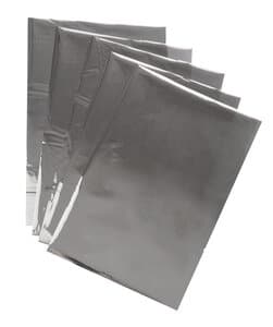 Effektfolie, 5 St�ck silber (DIN A4)