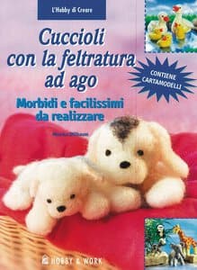 Libro Cuccioli con la feltratura ad ago