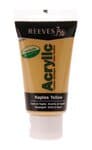 PEINTURE ACRYLIQUE SATIN REEVES JAUNE NAPLES /75ML