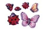 Gie�form Marienk�fer/Schmetterling      (6 Motive)
