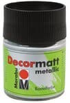 PEINTURE ACRYLIQUE MAT MARABU ARGENTE /50ML