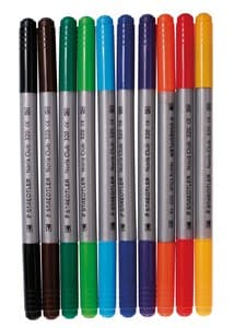 Doppelfasermaler, 10er Set