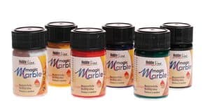 Marmorierfarbe Magic Marble Startersort. (6x20ml)
