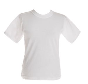 "Premium" katoenen T-shirts wit, Grootte 128