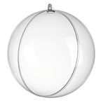 Sfera in acrilico con foro, �140mm, trasparente