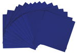 Doppelkarten, 5 St�ck blau       (13,5 x 13,5 cm)