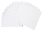 Biglietto doppio A6, 5 pezzi, bianco