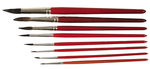 Fijn haarpenselen set, (0,1,2,4,6,8,10,12)