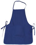 Baumwoll-Kindersch�rze, blau (45 x 50 cm)