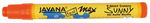 FEUTRE SUR TEXTILE CLAIR JAVANA ORANGE /PCE