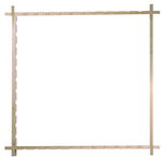 Spannrahmen f�r Seidenmalerei, mittel (75 cm)