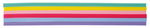 BANDES DE CIRE DECOR 2X228MM ARC-EN-CIEL /18PCS