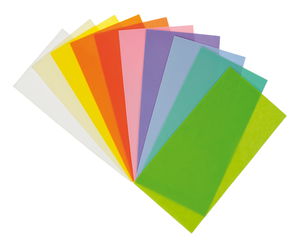 Assortimento di fogli di cera, 10 colori pastello