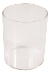 Becher transparent (7,5 x 9,3 cm)