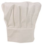 Cappello cuoco-cotone adulti,misura63,bianco,�21cm