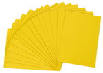 Biglietto doppio A6, 5 pezzi, giallo
