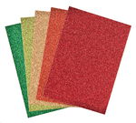 Cartoncino glitter, 24x34cm, 5 fogli, "Orientale"