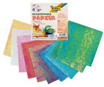 Carta origami iridescente, 50 fogli assortiti