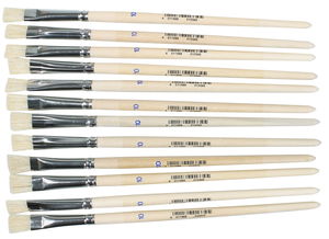 Borstenpinselset, 12 St�ck