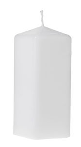 Blockkerze, wei�      (55 x 55 x 150 mm)