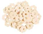 Holzblumen, 50 St�ck (29 x 4 mm)