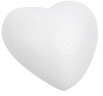 Cuore di polistirolo, 5 cm, 1 pezzo