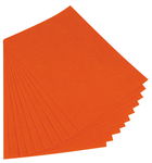 Pannolenci, 1,5 mm, 20x30 cm, 10 pz, arancione