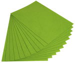 Bastelfilz, 10 Platten hellgr�n      (20 x 30 cm)
