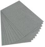 Pannolenci, 1,5 mm, 20x30 cm, 10 pz, grigio