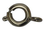FERMOIRS BOUEE 6MM ARGENTE /10PCS