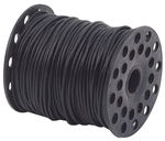 Lederriemen (2 mm), 50 m schwarz