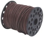 Lederriemen (2 mm), 50 m dunkelbraun
