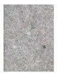 Vilten onderlegger 20 x 15 cm, 10 mm dik