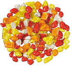 Mosaico 'Softglas' poligonale, 200 g, giallo-rosso