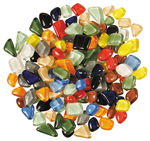 Mosaico 'Softglas' poligonale, 200 g, multicolore