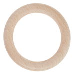 ANNEAU EN BOIS 6,5CM /PCE