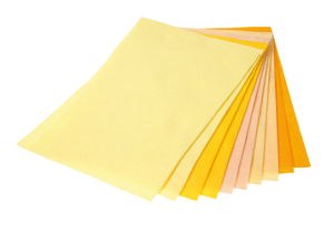 Feltro-Tonalit� giallo-arancio, 20x30 cm, 10 pezzi