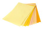 Bastelfilz,  10 Platten Gelb-/Orange (20 x 30 cm)