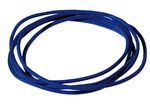 Lederriemen (2 mm), 1 m dunkelblau