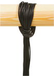CORDONS EN CUIR 2MM 1M NOIR /10PCS