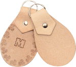 Leder-Schl�sselanh�nger 'Oki' (50 x 85 mm)