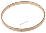 Rundwebrahmen mit 25 L�chern und Nadel (21 cm)