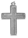 Anh�nger Kreuz mit �se und Metallring (42 x 27 mm)