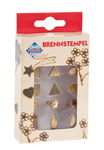 Brennstempelset, 12-teilig mit Adapter