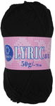 Handarbeitsgarn 'Lyric', 50 g/70 m schwarz