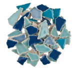 ECLATS MOSAIQUE EMAIL T.BLEUS /500G